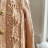 Kit de Tricô: Cardigan Feminino Exclusivo e Refinado em Lã Merino