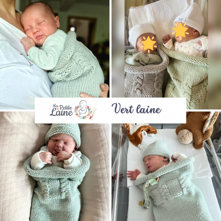 Kit de tricô para bebê: kit de nascimento para tricotar