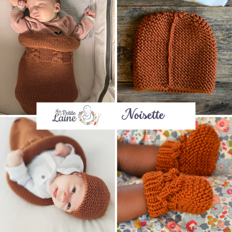 Kit de tricô para bebê: kit de nascimento para tricotar
