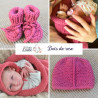 Kit de tricô para bebê: kit de nascimento para tricotar