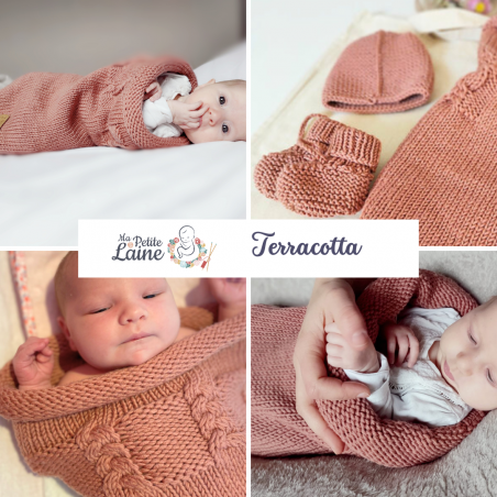 Kit de tricô para bebê: kit de nascimento para tricotar