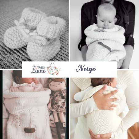 Kit de tricô para bebê: kit de nascimento para tricotar