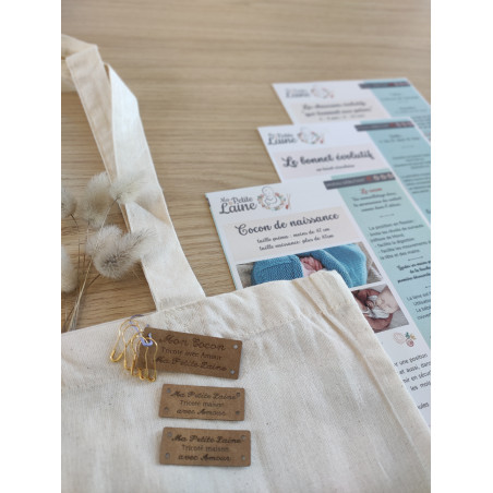 Kit de tricô para bebê: kit de nascimento para tricotar