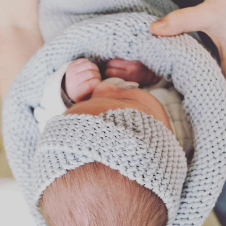Mamma, Baby, Barn Pannbandsmönster