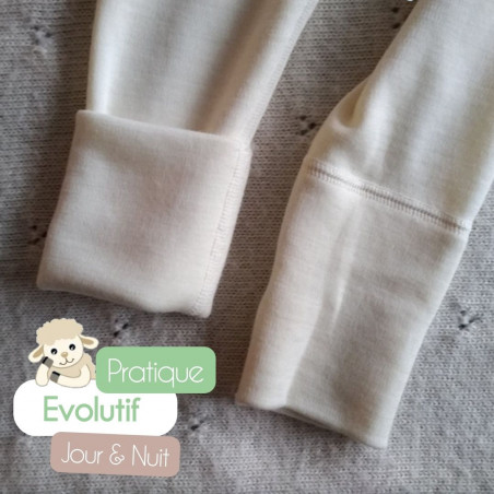 Leggings ajustáveis 100% lã merino - Fabricado na França