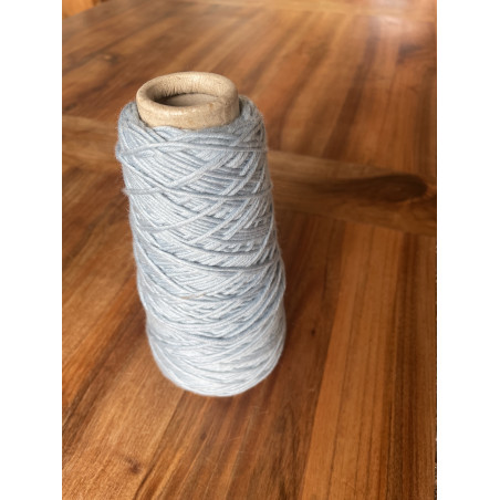 Le cône de laine anti-gaspi : BLEU LAYETTE