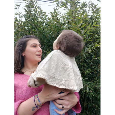 Kit de Tricô: Capa Cresce Comigo do Super Bebê
