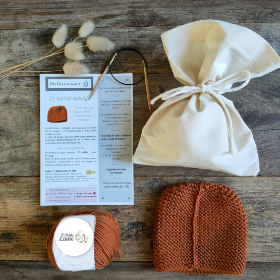Kit de tejido: el gorro evolutivo