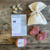 Kit de Tricô: Pantufas que Ficam nos Seus Pés