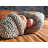 Gorro de lã merino SuperNaturel para bebês de 0 a 6 meses