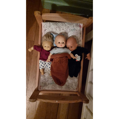 Kit de tricô "The Mini Doll Cocoon"