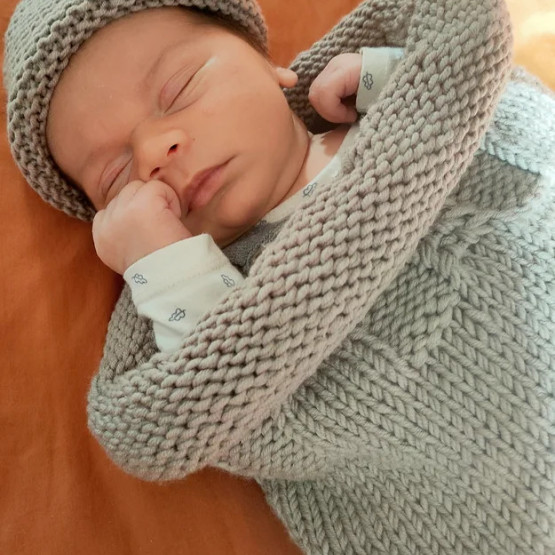 "Jeg strikker mit Supernatural Cocoon"-kit