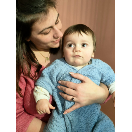 Kit de tricô: O saco de dormir evolutivo de 6 a 18 meses