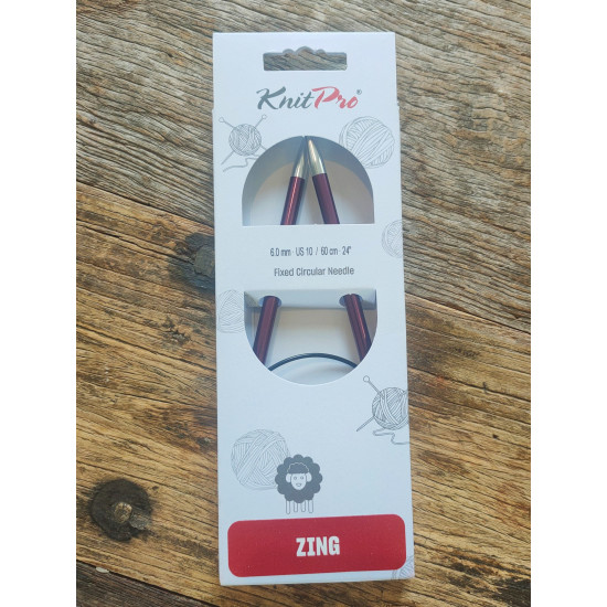 Βελόνες Knit Pro 6 mm: Σχοινιά 60 cm για κουκούλια γέννησης