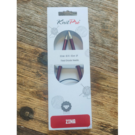 Βελόνες Knit Pro 6 mm: Σχοινιά 60 cm για κουκούλια γέννησης