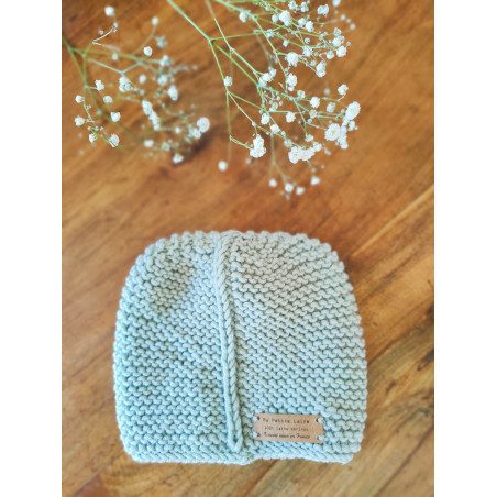 Gorro ajustável 0-6 meses: perfeito para bebês, lã merino macia