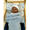 Kit de tricô "The Mini Doll Cocoon"