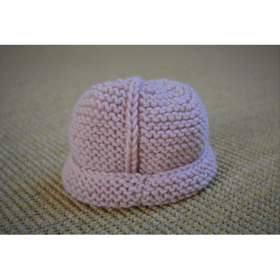 Gorro ajustável 0-6 meses: perfeito para bebês, lã merino macia Gorro ajustável 0-6 meses: perfeito para bebês, lã merino macia