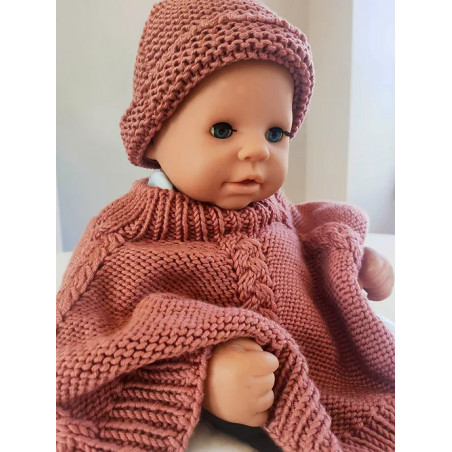 Kit de Tricô: Capa Cresce Comigo do Super Bebê