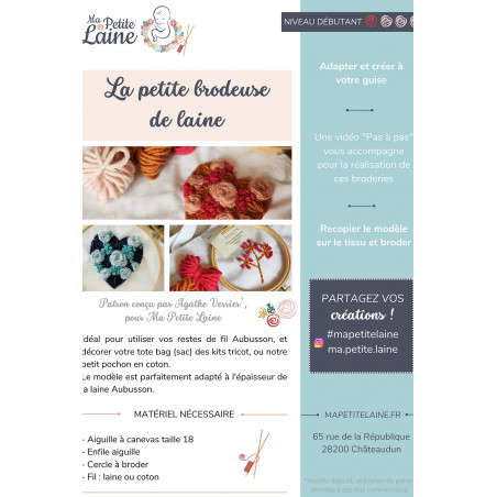 GRATIS patroon "De Kleine Wolborduurster"