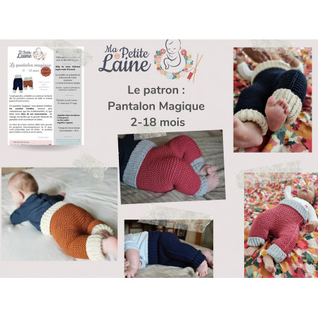 Tipar pantaloni magici: ajustabili de la 2 la 18 luni pentru bebeluși